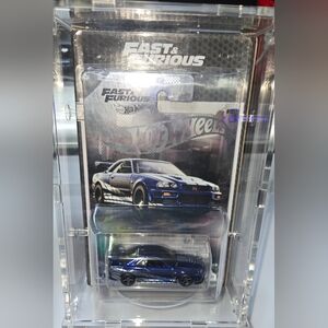 Garage Black and Blue Collectible Car